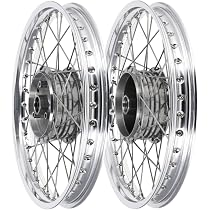 Lot 2 Pneus + 2 Chambres à Air 2.75-16 Pour Simson S50, S51, S70, KR51/1 - Neufs