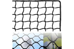 Fotbollsnät, barriärskyddsnät, 4 x 5 m, nät 5 x 5 cm, för golf, baseboll, hockey, fotboll, rugby, etc. samt för sportig isole