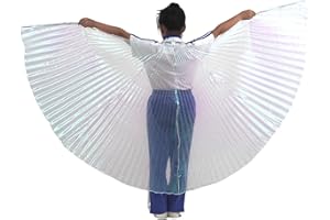 MUNAFIE Alas de Halloween de disfraces para niñas y niños de hadas alas Isis alas de disfraces para carnaval cosplay fiesta