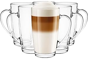 GLASMARK KROSNO 1992 Glasmark Krosno Verre A Eau Ensemble De 6 À Eau À Café À Thé À Cappuccino 400Ml