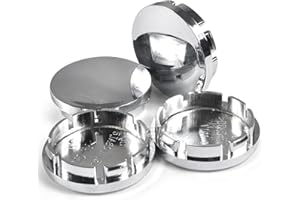 NEWTIC 4Pcs Hub Centre Caps 56mm, Universal Wheel Hub Caps, Stable Car Wheel Center Hub Caps Replacement Compatible with VW and Audi Alloy Wheel