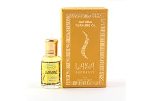 Lasa Aromatics Natural Perfume Oil Jasmine Fragrance 100% Pure and Natural - 10ml by Lasa Aromatics
