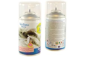 FRESH AROMA Talco Bianco Deodorante Ambiente 250 ml Ricarica Diffusore Automatico