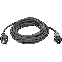 as - Schwabe Voedingskabel voor omvormer, 20 m rubberen slang H07RN-F 3G1,5, geaarde contactstekker op Betteri-koppeling BC01, in polyzak met label, 230V, IP44, 71873