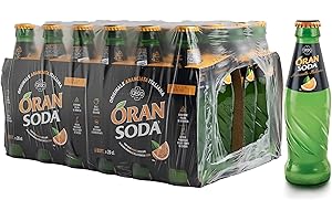 ORAN SODA Oransoda Zero | Bevanda Gassata all'Arancia Senza Zuccheri, 4 Confezioni x 6 Bottiglie in Vetro da 20 cl VAP, Originale Aranciata Italiana con Succo di Arance Siciliane, Senza Coloranti
