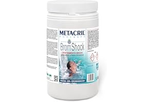 Metacril Brom Shock, Formato Granulado, para Piscinas y Spas de Hidromasaje - 1,5 kg