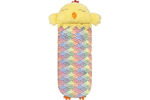 Kids Sleeping Bag, Exqline Cozy Sleeping Bag for Children, Cute Nap Bag for 2-6 Years Old Boys and Girls Xmas Gift, Soft & Warm Slumber Bag for Anti-kick Sleeping Safe Winter Nights