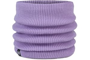 Buff Dzianinowy i polarowy ocieplacz na szyję dla dzieci, ekstremalnie zimny, praktyczny, wszechstronny, modny, termoizolacyjny, wygodny, jeden rozmiar, fioletowy