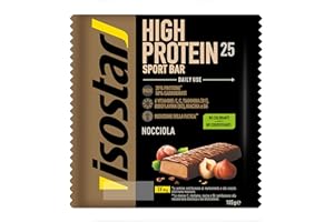 Isostad High Protein 25, Barrette Proteiche gusto Cioccolato e Nocciola, 3 x 35 g