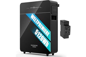 GREENLIMON MARSTEK 5,12kW VENUS E 3.0 New Vesion Balkonkraftwerk Speicher+CT002 Smarter Zähler 0% VAT, Jährliche Einsparungen von 1,310 €.AC-gekoppeltes Energiespeichersystem All-in-One Solarspeicher