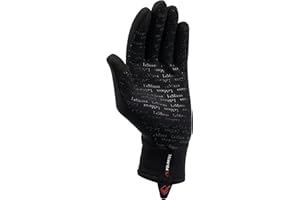 LeMieux Unisex Polar Tec Riding Gloves for Winter - Black - Flexible & Breathable