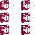 PHILIPS 15W Square AP Plus UltraGlow LED DL Recessed LED Panel Ceiling Light (Pack of 6, Cool Day Light)