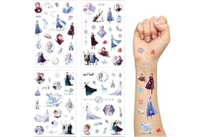 TOMICY 8 PCS Cartoon Tattoo, Childrens Tattoos Cartoon, Childrens Tattoos Girls Cartoon, Cartoon Temporary Tattoo for Kids, Skin Children's Tattoos, Children's Birthday Loot Party Bag Filler Gifts Decoration