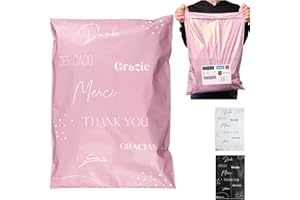 ‎EMBALLAX 20 Versandtaschen MIT VERSANDSCHEIN - XXL 60x45cm - 100% UNDURCHSICHTIG/WIDERSTANDSFÄHIG/WASSERDICHT - Versandtüten für Kleidung - Warensendung Umschlag für Kartons - Versandbeutel - Versandtasche