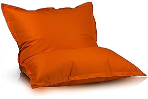 Ecopuf Pouf Poltrona Sacco | Pouf Cuscinone in Poliestere Antistrappo Impermeabile Misura M | Pouf Cuscino da Terra | Poltrona Sacco da Esterno imbottitura in perle di polistirolo EPS Dim 170X135 Cm