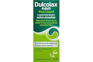 Dulcolax Adult Pico Liquid - Constipation Relief Laxative 5mg/5ml Sodium Picosulfate Liquid Oral Solution - 100ml