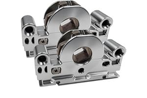 Maco Lot de 2 boîtiers à vis sans fin pour fenêtre, porte balany, fenêtre de toit, volets roulants, serrure à vis avec mise à niveau HauSun