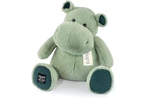 Histoire d'ours - Peluche Ippopotamo - HIPPO - Mandorla - 40 cm - HO3210