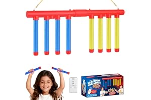 Vibbang Catching Sticks Games, Drop Sticks Game, Stick Drop Reaction Games, 3 Speeds Hand Speed Challenge Game With Remote Control, Stocking Stuffers Gadgets, for Kids Adults