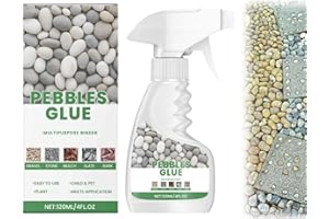 ZLXFT Pegamento de Guijarros,Pegamento de Resina para Grava,Aglomerante para Piedra Y Guijarros a Base de Agua,Spray de Fijación de Piedras,para Piedra y Guijarros,120 ml