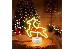 Aslanka Lumière LED fauve lumineuse – Décoration de base, veilleuse USB/sans batterie, cadeau de célébration d'anniversaire, décoration de chambre d'enfant