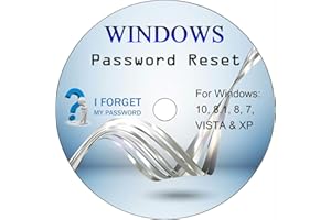 GERRIT DVD For Password Reset Disk Supports Windows 10,11, 8, 7, Vista, XP