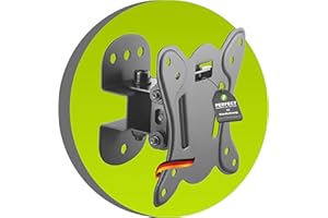 PERFECT EQUIPMENT FOR YOUR HOME Perfect uchwyt ścienny do monitorów i ekranów (13-27 cali), pochylany, wychylny, VESA 100 x 100, czarny