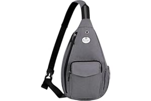 HUA ANGEL Zaino Monospalla Multitasche Uomo Donna Sportivo Borsa Piccola A Tracolla Sling Con Zip Leggero Petto Borsa Crossbody Zaino Spalla Antifurto Da Viaggio Lavoro Outdoor Ciclismo Moto