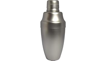 Yukiwa Cobbler 3-teiliges Cocktail-Shaker, hergestellt in Japan, 2 Größen erhältlich (Silber matt, 50 cl)