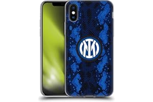 Head Case Designs Licenza Ufficiale Inter Milan Home 2021/22 Kit Crest Custodia Cover in Morbido Gel Compatibile con Apple iPhone X/iPhone XS