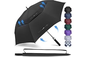ZOMAKE Paraguas Antiviento XXL/XL/L/M,Paraguas Hombre Grande Golf 68/62/54/51inch,paraguas Gigante Fuerte Y Resistente Para Viajar
