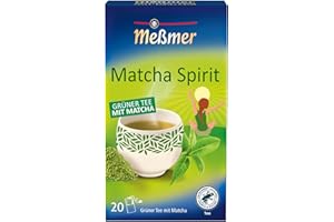 ‎MEßMER Meßmer MATCHA SPIRIT | Grüner Tee mit Matcha | 20 Teebeutel | für morgendliche Rituale