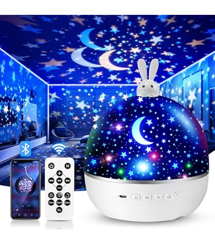 Proiettore Galattico CAIYUE Con Telecomando - Effetti Nebula E Stelle, Regolabile - Foto 7