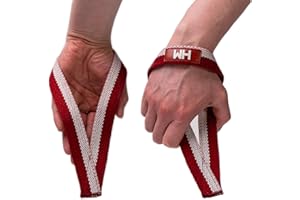 Weightlifting House Sangles de poignet pour haltérophilie olympique, musculation, arrachage, tractions et soulevés de terre. Bandages d'entraînement d'haltérophilie pour homme et femme.