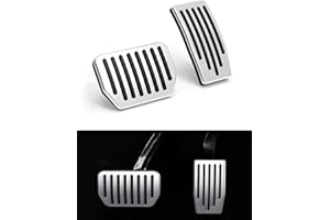 FITTOP topfit Model Y Model 3 Pedales Rendimiento antideslizante Almohadillas del pedal Pedales Pedales del pedal del acelerador antideslizante para el Model Y Model 3 2017-2024