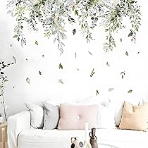 Adesivi Murali Foglie E Uccelli - Decorazione Parete Sticker Rimovibile | Camera, Soggiorno, Ufficio