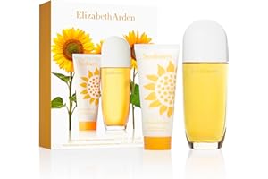 Elizabeth Arden Coffret Eau de Toilette Femme Sunflowers, Senteur Florale et Fruitée, cadeau femme, Crème Corps et Parfum