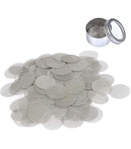 Inlegzeef van staal 25 stuks - fijn - 20 mm