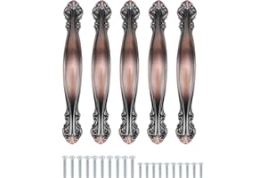 TsunNee Vintage Schrankgriffe, geschnitzte Schubladengriffe, antike Schrankschleife, Möbeltürgriffe