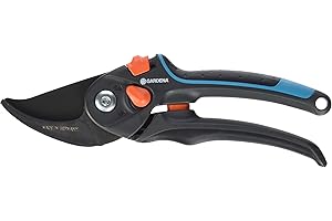 Gardena Cisailles de jardin B / S XL Promotion: trafic de plantes, tranchant de pontage pour branches et branches, max. Diamètre de coupe 24 mm, ouverture de la poignée sale (8902-20)