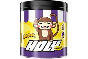 HOLY ENERGY HOLY Milkshake Banana – 50 portions avec vitamines B, C et D et arômes 100% naturels – sans sucre, sans caféine et vegan – poudre pour milkshake hypocalorique au goût de banane