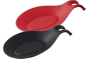 Fackelmann 45125 Repose-cuillère en Silicone Multicolore