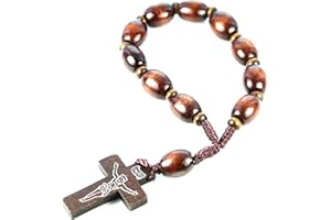 Palais du Rosaire Chapelet dizainier de Lourdes en bois - Chapelet dizainier - Culte Chrétien en Bois