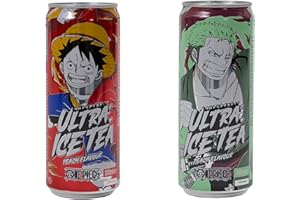 DINESE Ultra Ice Tea Pfirsich Geschmack - Anime 2er Mix - One Piece