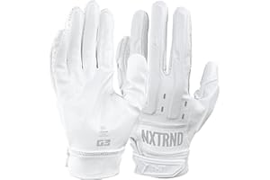 NXT NXTRND Nxtrnd G3 Pro gepolsterte Fußballhandschuhe, klebrig gepolsterte Empfänger & Lineman-Handschuhe