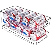 BingoHive FIFO Rolling Dispenser Cans Refrigerator, Load 10 Cans | Refrigerator Cans Organizer Fridge Dispenser Cans Fridge S