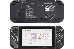 GeekShare Schutzhülle Slim Cover Case kompatibel mit Nintendo Switch und Joy Con – Stoßdämpfende und kratzfeste Hülle für Switch (reflektierende Mecha)