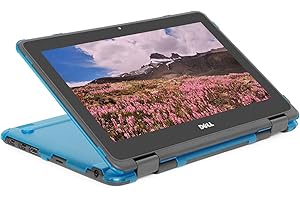 mCover Funda Compatible con DELL Chromebook 3120/3100 / 3110 de 11.6 Pulgadas 2 en 1 de la Serie educativa Solo para portátiles (no Compatible con ningún Otro Modelo de DELL) Aqua