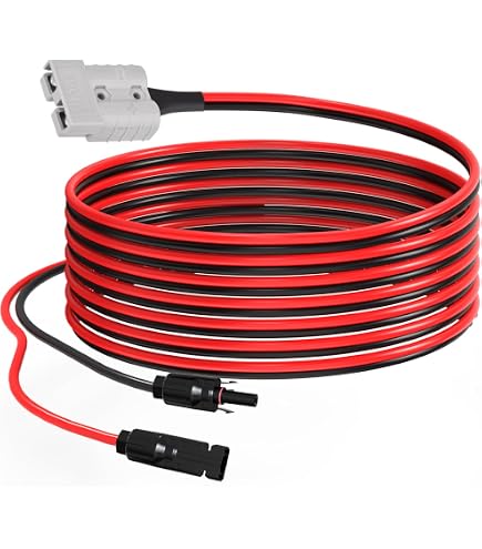 ELFCULB XT60 Buchse auf O-Ring-Anschlusskabel 12AWG 0,6m für RC Batterie | XT60 Buchse zu O-Ring Verlängerungskabel aus 3,31mm² verzinntes Kupferkabel für FPV-Renndrohne, Balance Ladegeräte
