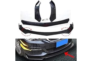 TONGYUNDACHENG Parachoques delantero de Lip Kit cuerpo alerón ala, parachoques delantero Lip Splitter Fit, parachoques delantero Labio Mento Spoiler, apto para todos los modelos, protección divisor Spoiler